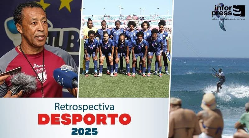 RETROSPECTIVA DESPORTO: TUBARÕES AZUIS QUALIFICAM-SE PARA MUNDIAL DA FIFA2026 E BUBISTA ELEITO TREINADOR AFRICANO DO ANO
