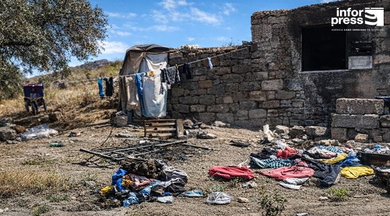 PORTO NOVO/PLANALTO NORTE: INCÊNDIO DEIXA FAMÍLIA DESALOJADA EM CHÃ DE FEIJOAL