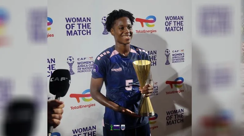 CAN2026: ELEIA VIEIRA ELEITA MELHOR EM CAMPO NO EMPATE DE CV FRENTE AOS CAMARÕES